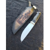 ТЕМНИЙ ЛОРД ІІ авторський ніж ручної роботи Alexknifemaker, сталь Elmax, 62 HRC